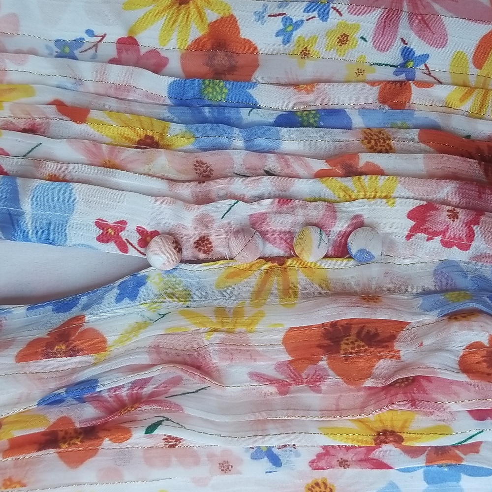 Buddy Love Grace Long Sleeve Shirt Dress Wild Flower Sixe XS - Picture 8 of 15